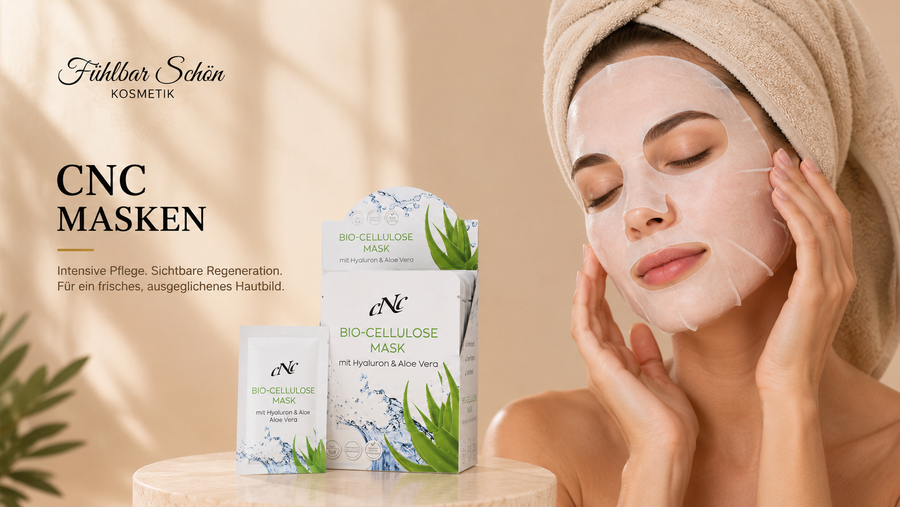 CNC Masken für intensive Gesichtspflege und Regeneration mit professionellen Pflegekonzepten von Fühlbar Schön Kosmetik