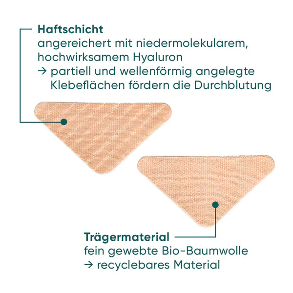 APRICOT Gesicht Patches mit Hyaluron für die Pflege von Stirn und Gesichtspartien