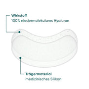 APRICOT Hals Pad mit Hyaluron für die Pflege von Hals und Dekolleté