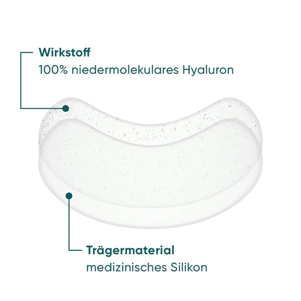 APRICOT Hals Pad mit Hyaluron für die Pflege von Hals und Dekolleté