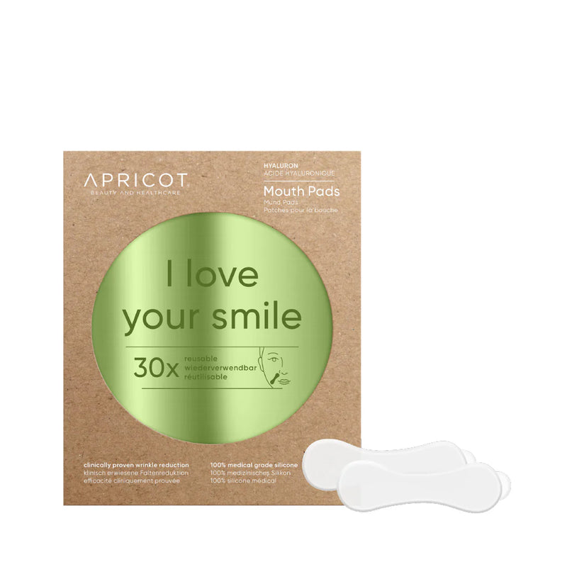 APRICOT Mund Pads mit Hyaluron für die Pflege der Lippen- und Mundpartie