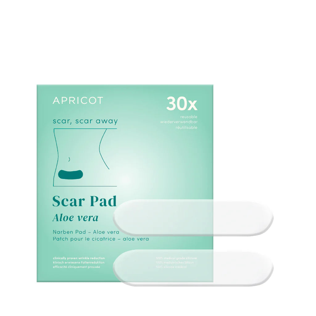 APRICOT Narben Pads mit Aloe Vera für die Pflege größerer Narbenbereiche