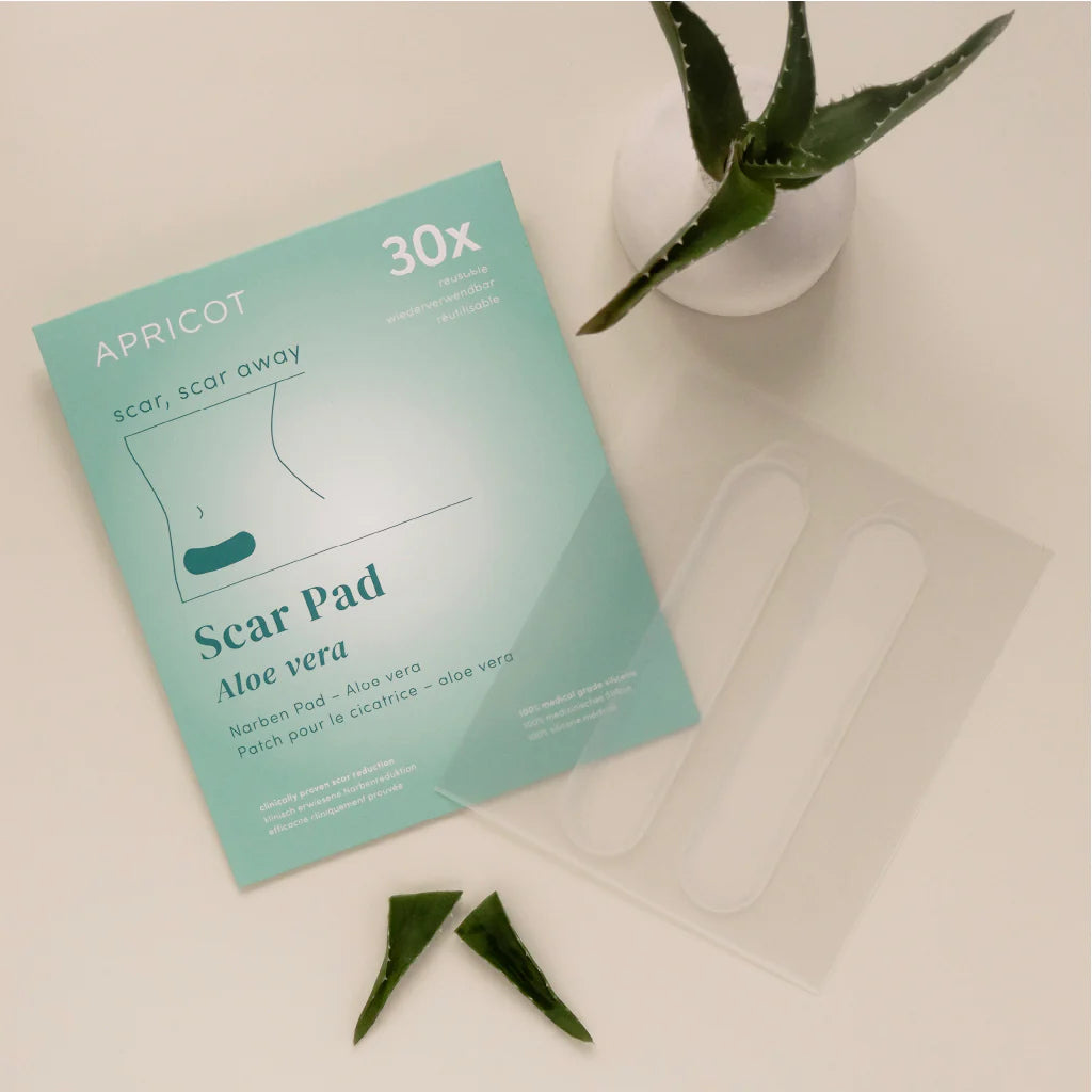 APRICOT Narben Pads mit Aloe Vera für die Pflege größerer Narbenbereiche