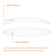 APRICOT Schlupflid Tapes für eine optisch geöffnete Augenpartie und einen wachen Blick