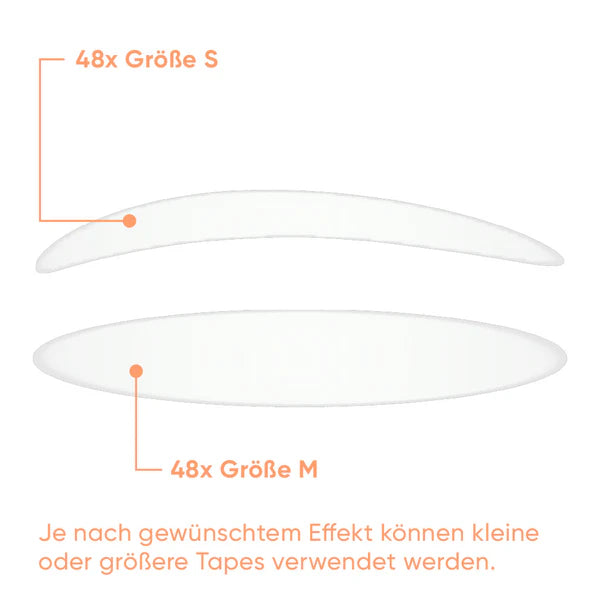 APRICOT Schlupflid Tapes für eine optisch geöffnete Augenpartie und einen wachen Blick