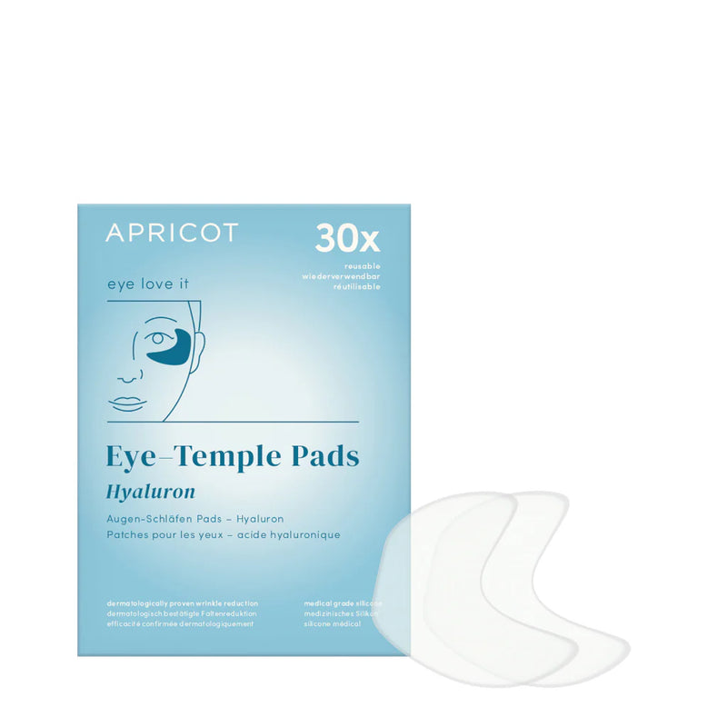 APRICOT Augen- und Schläfen Pads mit Hyaluron für die Pflege der empfindlichen Augenpartie