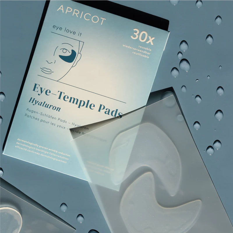 APRICOT Augen- und Schläfen Pads mit Hyaluron für die Pflege der empfindlichen Augenpartie