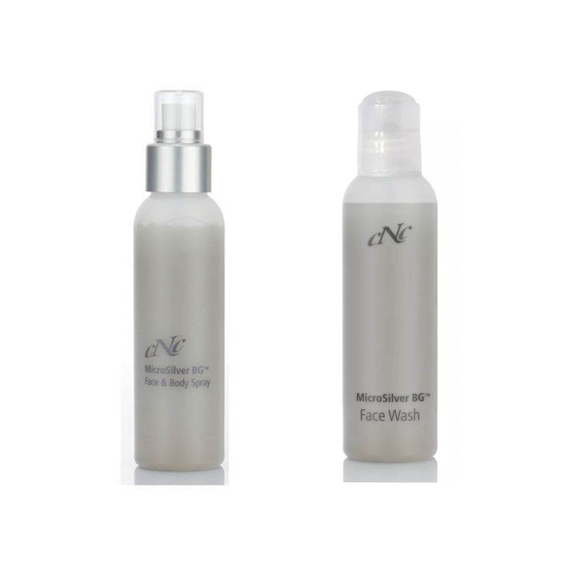 CNC MicroSilver BG™ Pflege-Set Face Wash & Face & Body Spray 200 ml