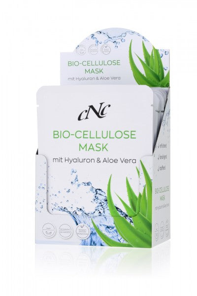 CNC Bio-Cellulose Maske mit Hyaluron und Aloe Vera für intensive Feuchtigkeitspflege