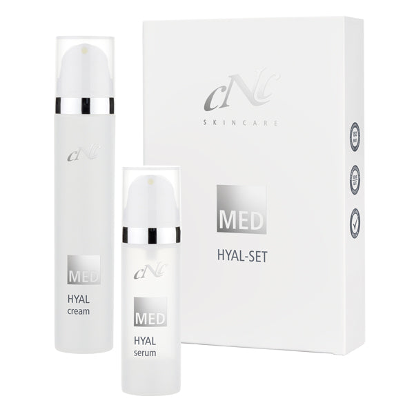 CNC MED HYAL Set mit Hyaluron Serum und Creme für intensive Feuchtigkeitspflege