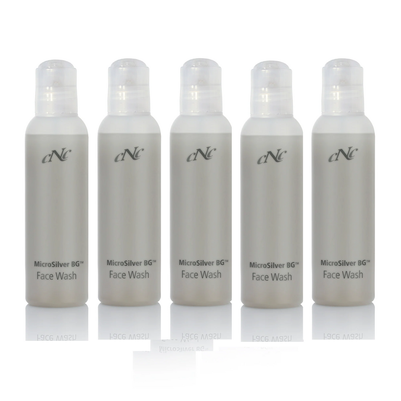CNC MicroSilver BG™ Face Wash Sparpaket 5 × 100 ml