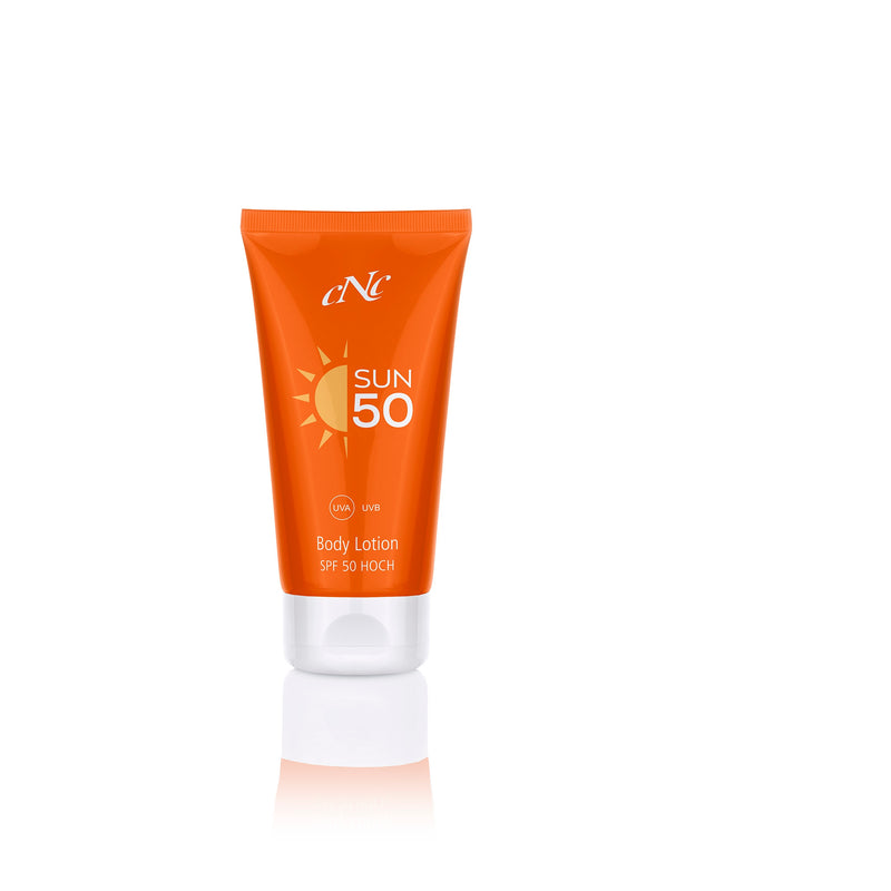 CNC SUN Body Lotion SPF 50 mit hohem UVA- und UVB-Schutz für den Körper