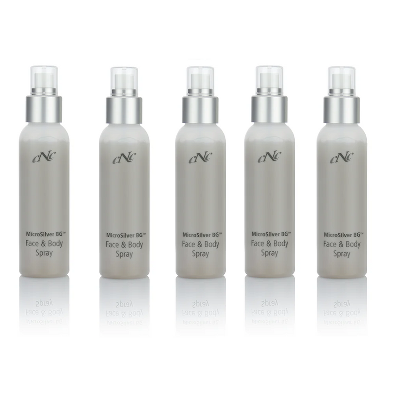 CNC MicroSilver BG™ Face & Body Spray Sparpaket 5 × 100 ml