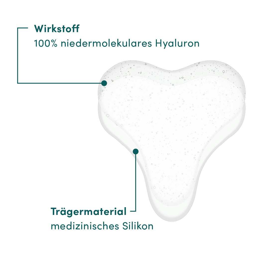APRICOT Dekolleté Pad mit Hyaluron für intensive Feuchtigkeit und Pflege des Dekolletés