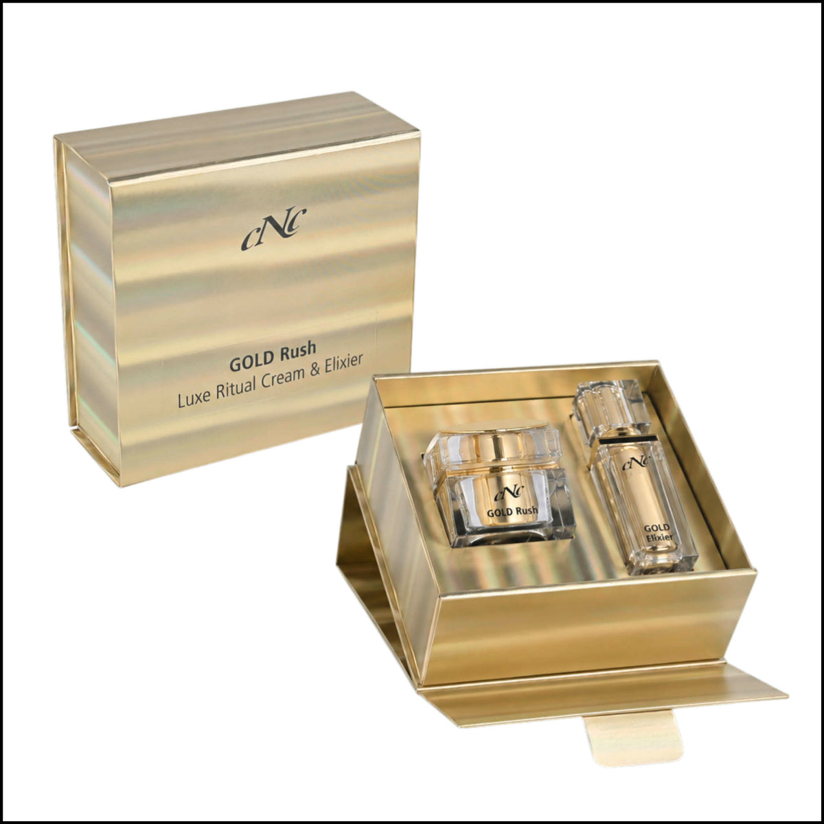 CNC GOLD Rush Luxe Ritual Set mit GOLD Rush Cream 50 ml und GOLD Elixier 30 ml