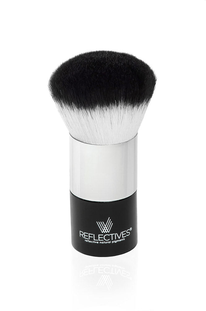 REFLECTIVES Kabuki Pinsel für Mineral Make-up, Puder und Bronzer