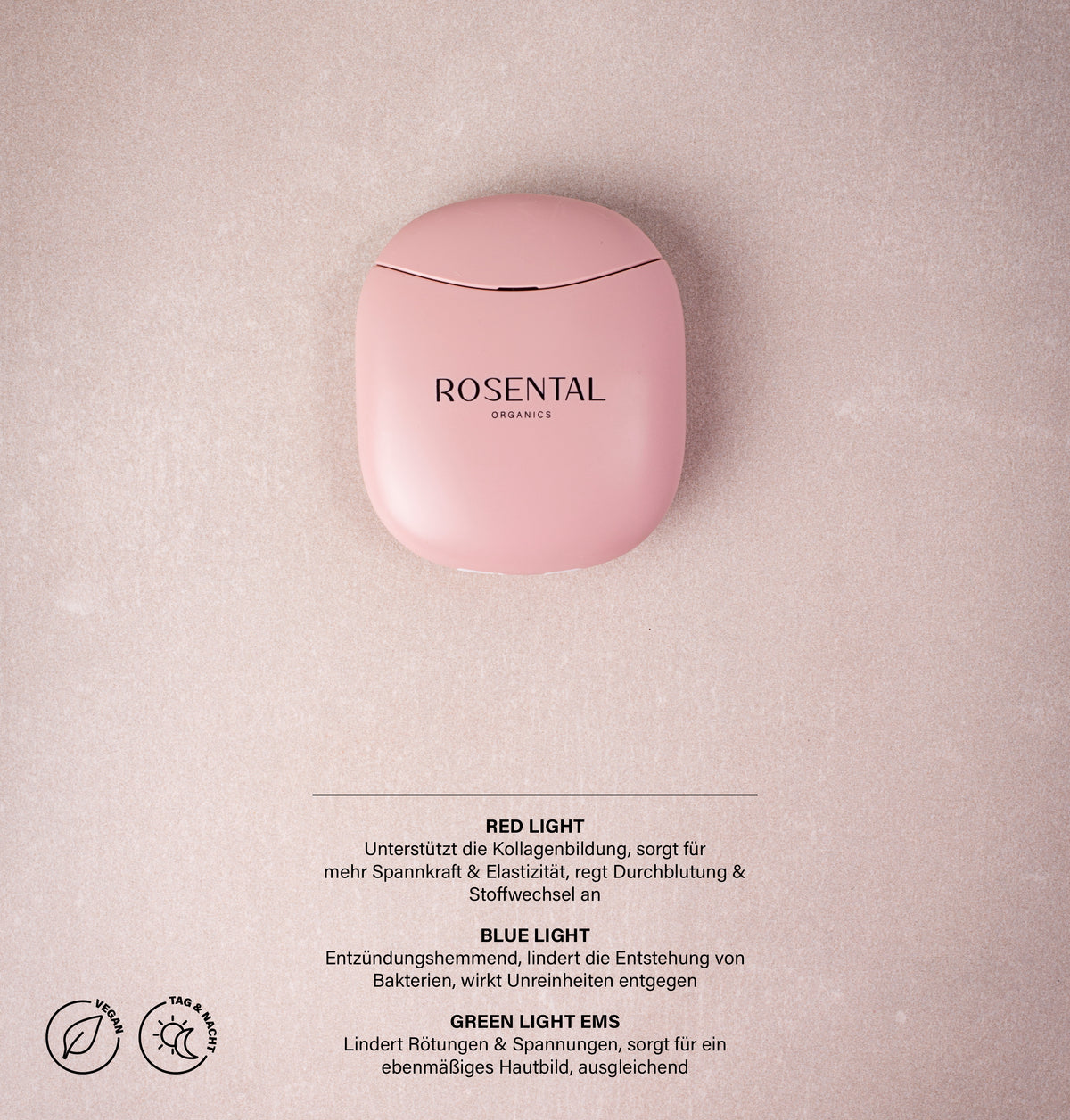 Rosental Organics EMS Gua Sha Beauty Tool für Gesichtsmassage und EMS Anwendung