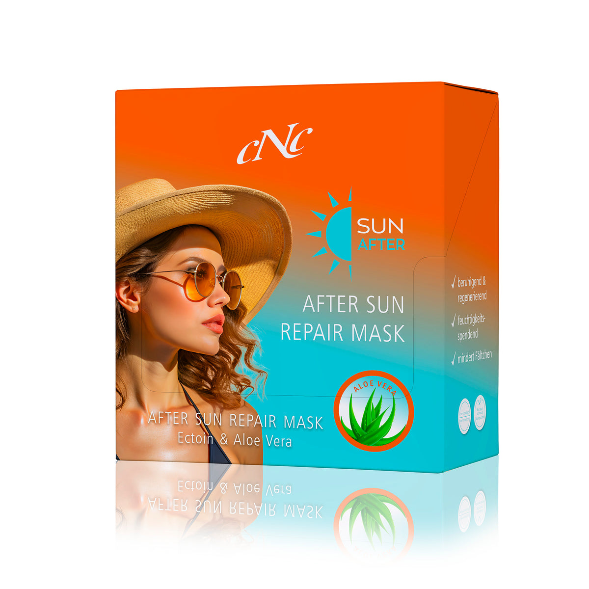 CNC After Sun Repair Mask zur Beruhigung und Pflege sonnenbeanspruchter Haut