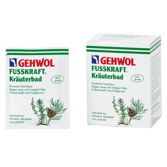 Gehwol Fusskraft Kräuterbad Portionsbeutel für wohltuende Fußbäder mit Kräuterextrakten