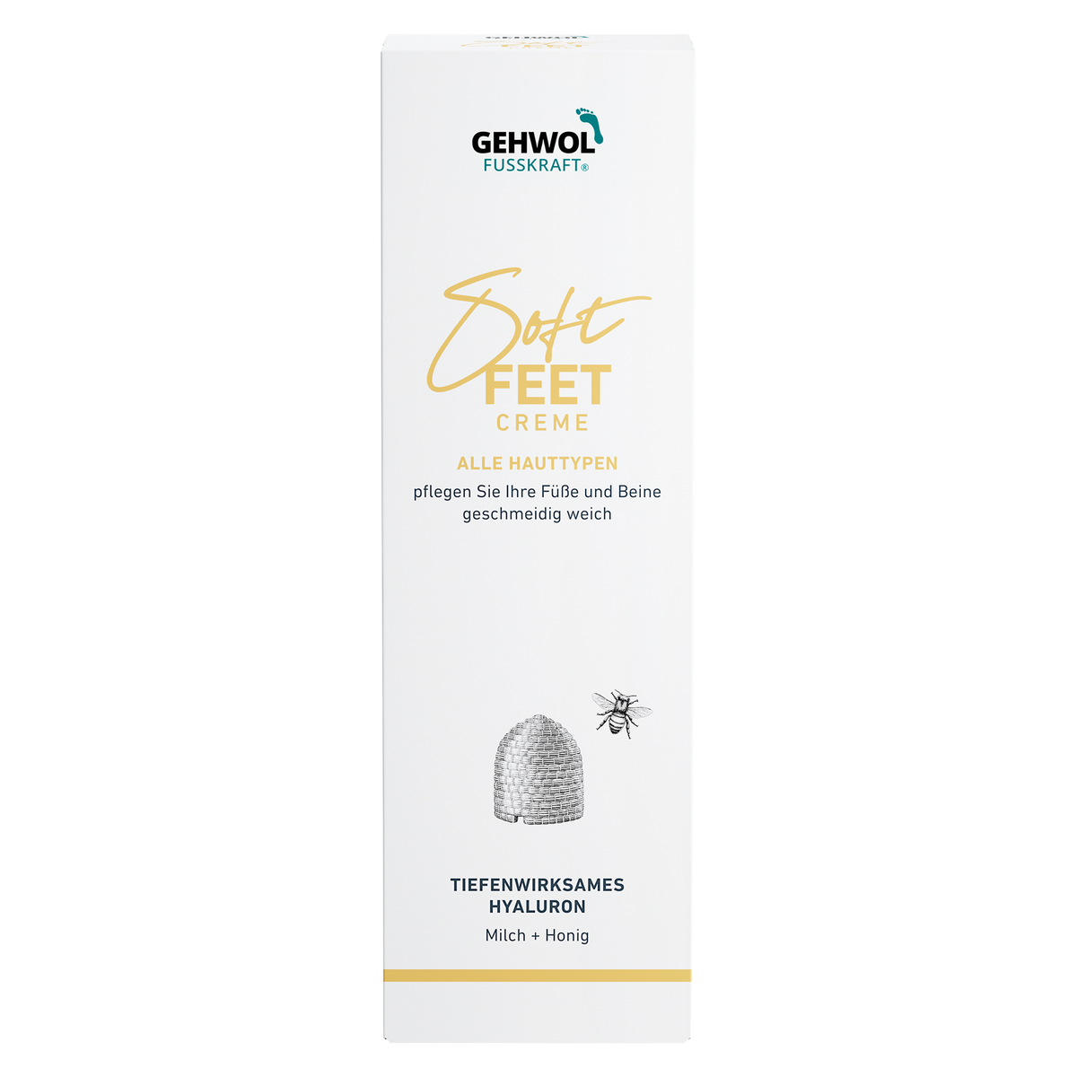 Gehwol Fusskraft Soft Feet Creme mit Milch und Honig für weiche und gepflegte Füße