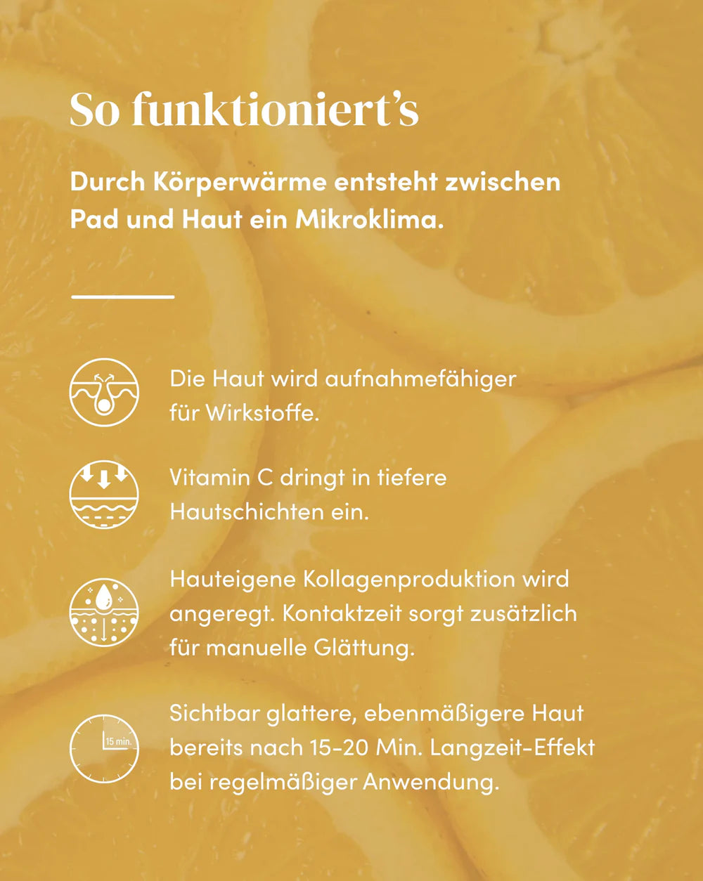 APRICOT decolette delight I Dekolleté Pads | Vitamin C gegen Falten  1 Stück