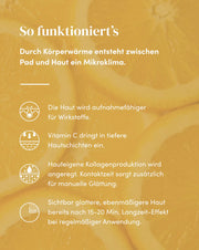 APRICOT decolette delight I Dekolleté Pads | Vitamin C gegen Falten  1 Stück