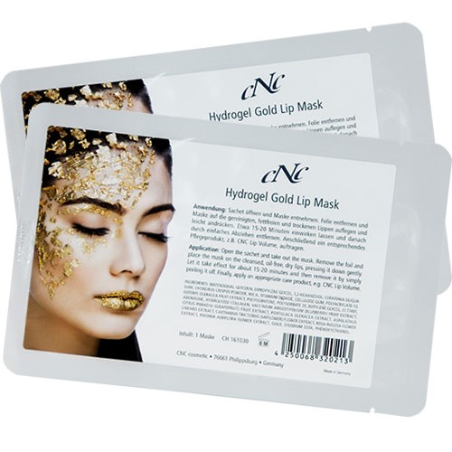 CNC Cosmetic Hydrogel Gold Lip Mask 2 Stück