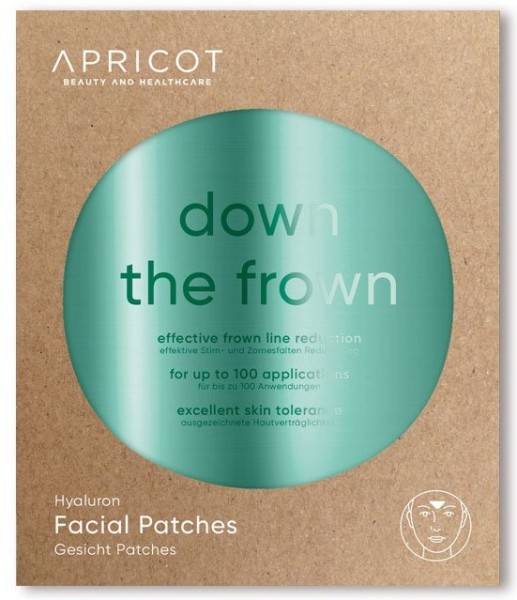 APRICOT down the frown SKIN Gesichts Pads mit Hyaluron beige